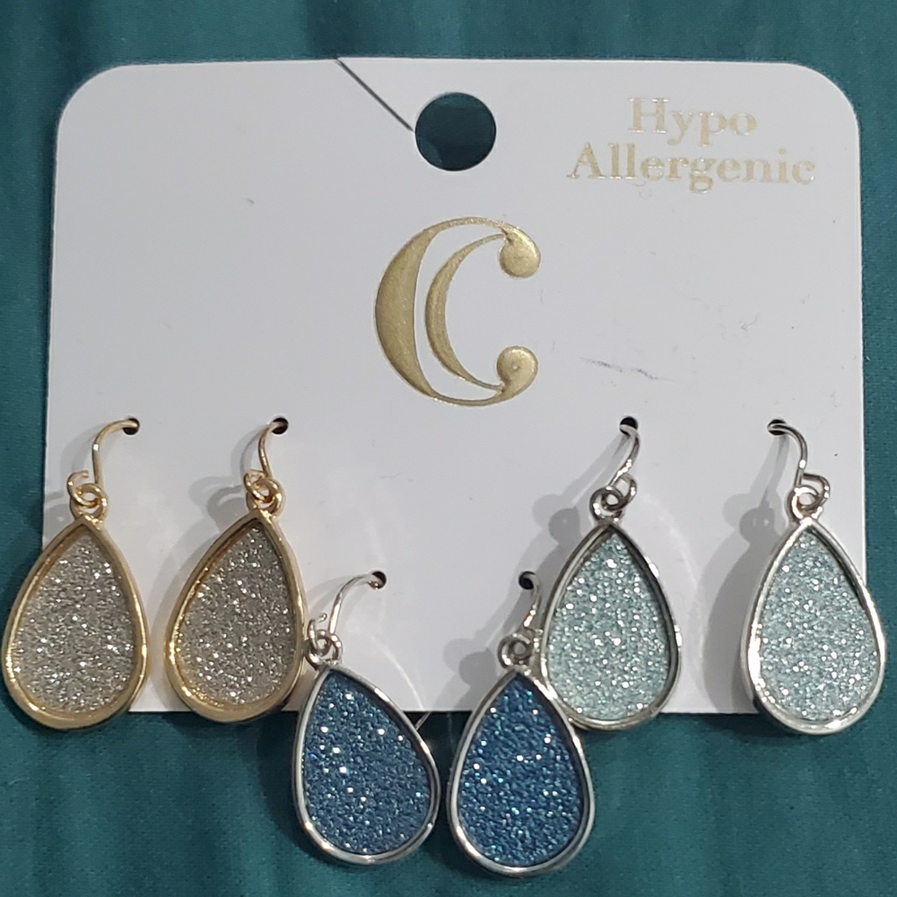 3 set charming Charlie earrings